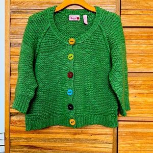 Anthropologie-Hand knit by Dollie sweater size L